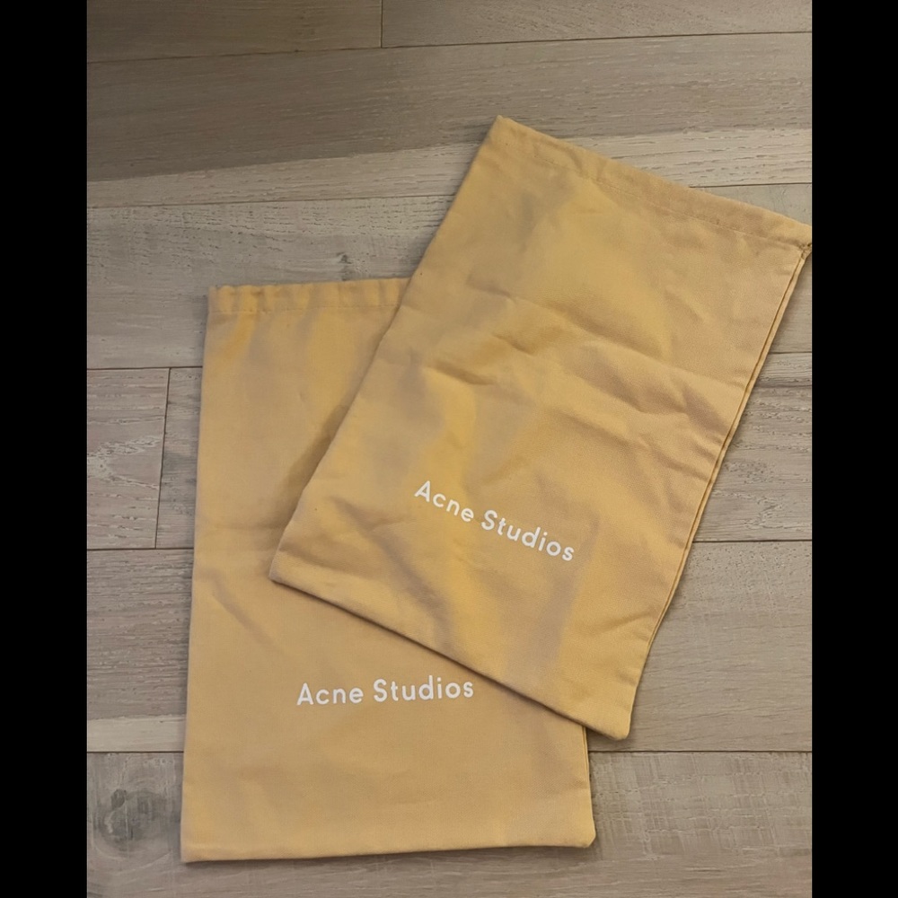 Acne Studios Two linen dust bags